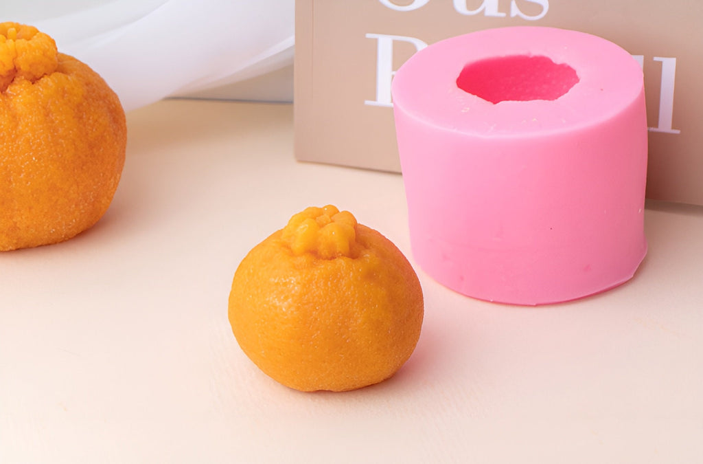 Hallabong Silicone Mold, Korean Orange, Candle Soap Plaster