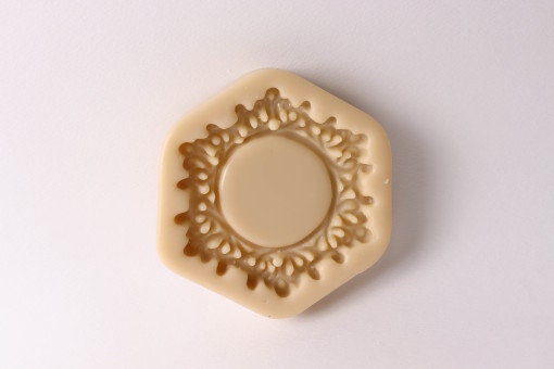 Antique Hexagonal Silicone Jewelry Tray Mold, Resin Plaster Jesmonite