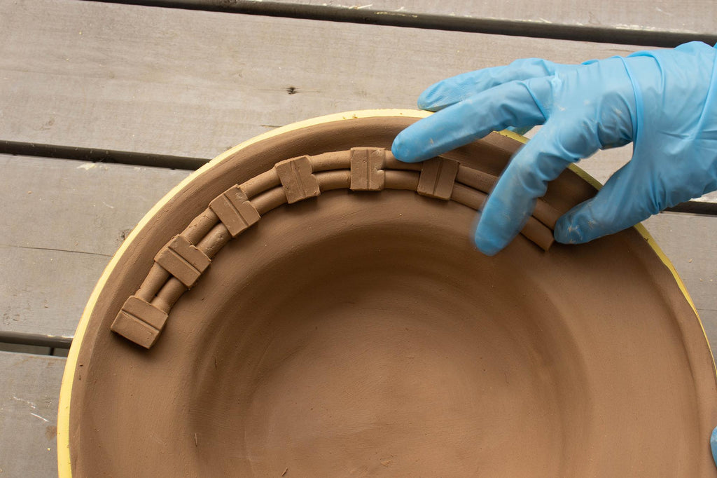 Hand Building 280mm Big Size Mother Mold for pottery, Ceramics mother mold, Large Circle Pasta Tray, Plaster Mold Making, Ships from Korea*