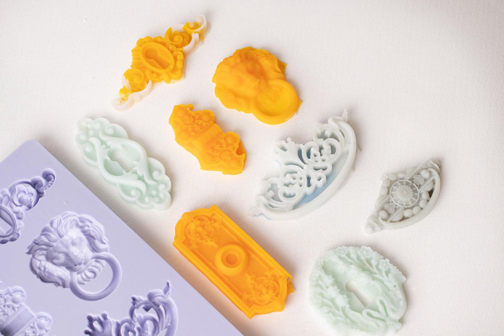 Lion Door Lock Decor Silicone Mold, Candle Soap Plaster Air Freshener