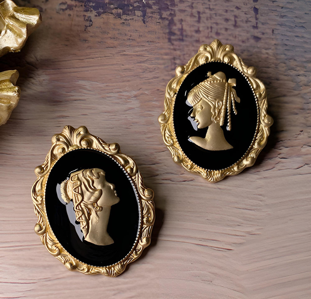 Cameo Lady Silicone Mold, Antique Decor, Intaglio, Brooch