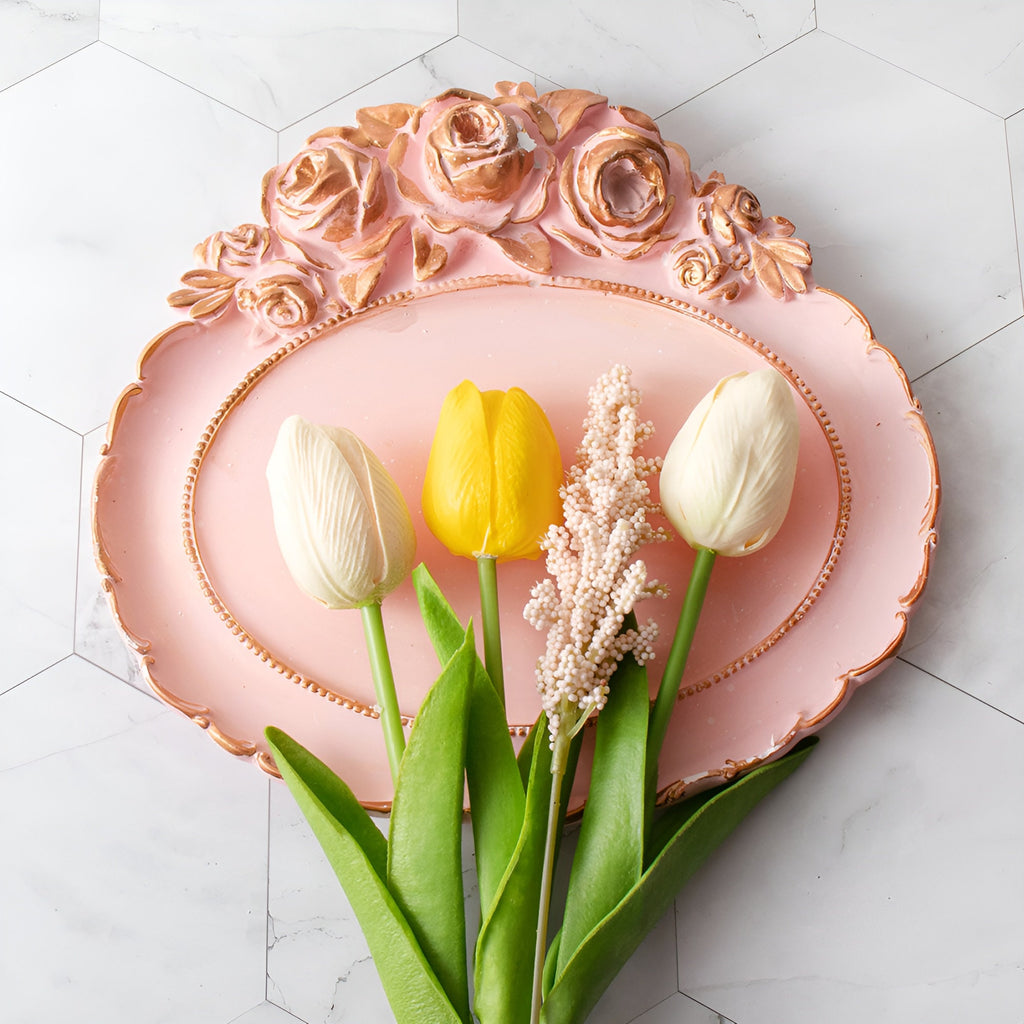 Rose Silicone Tray Mold, Large Antique Picture Frame