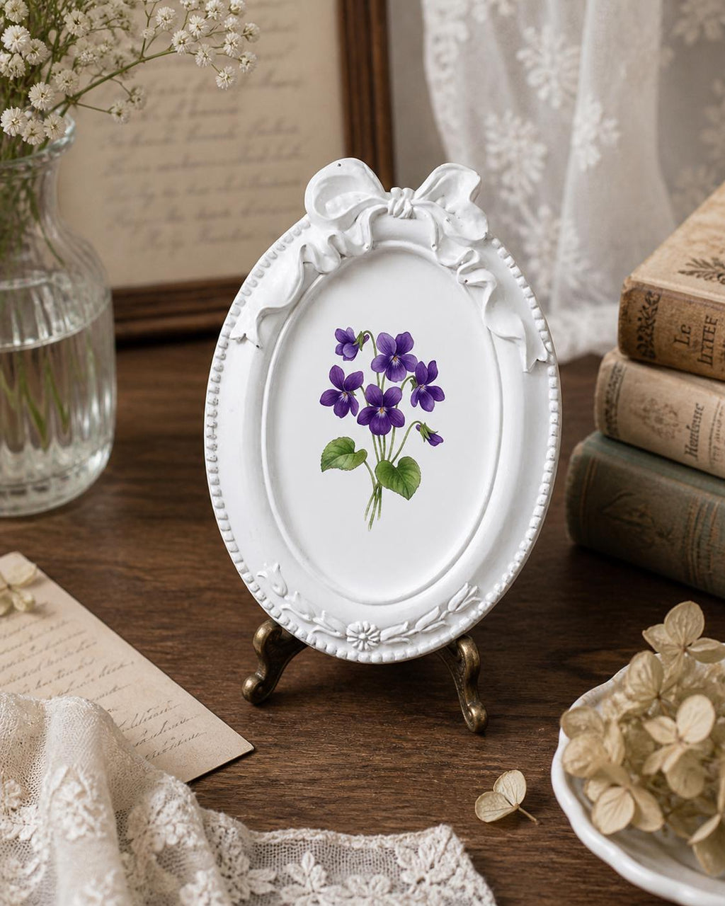 Ribbon Decor Frame Mold, Oval Rectangle Tray, Epoxy Clay