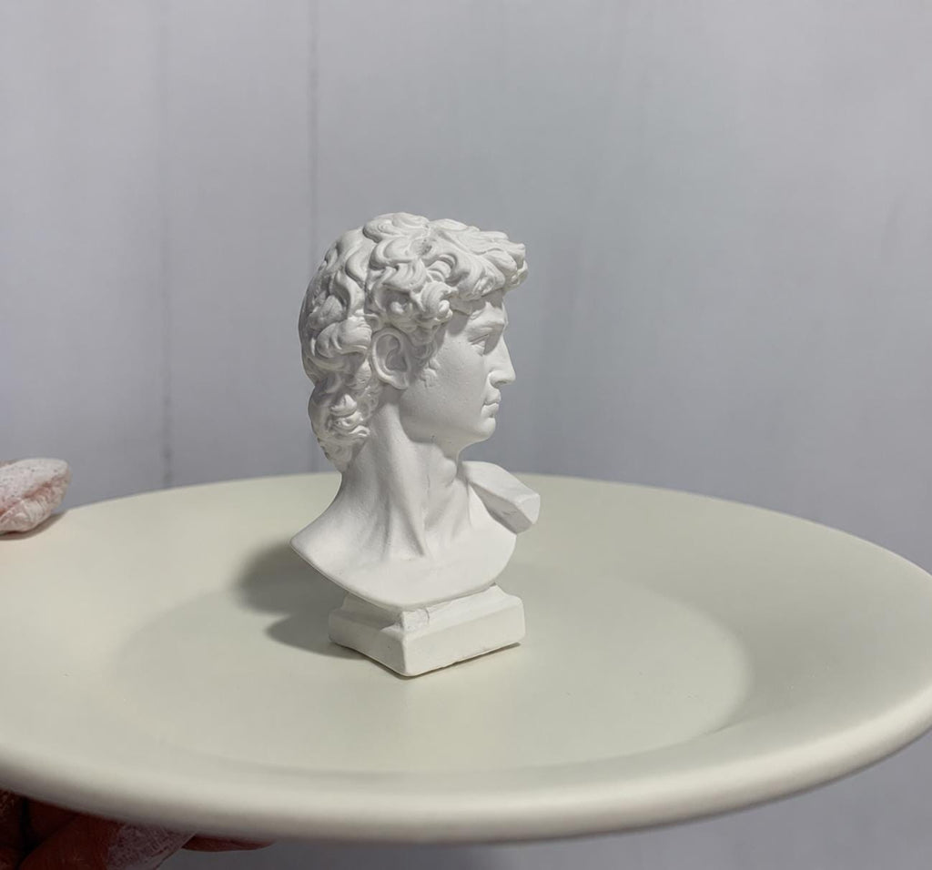Julian Bust Silicone Mold, Jesmonite Plaster Resin Concrete Candle Casting