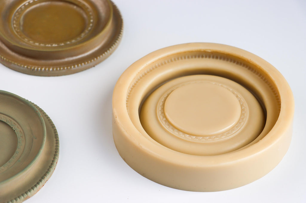 Lace Decor Antique Frame Silicone Mold, Pottery Plaster, Gypsum, Epoxy
