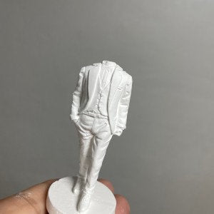 Groom Tuxedo Silicone Mold, Two-Part 3D Wedding Mold