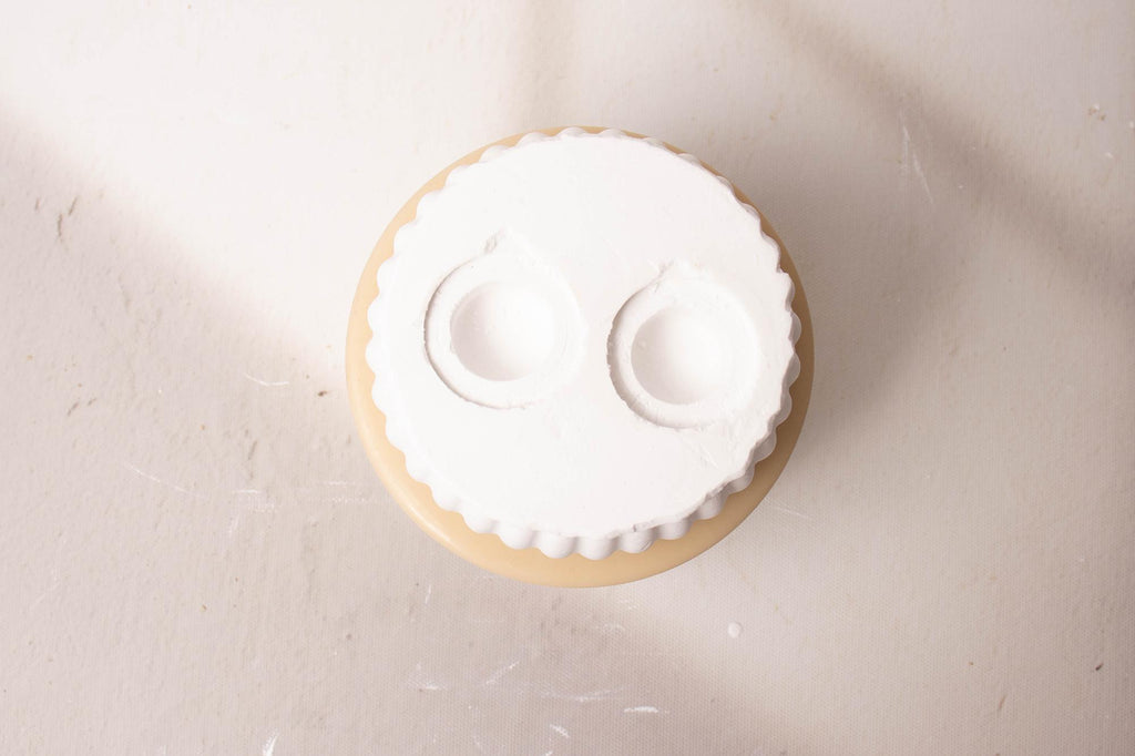 Stripe Dome Bowl Mother Mold, Pottery Plaster Mold Making