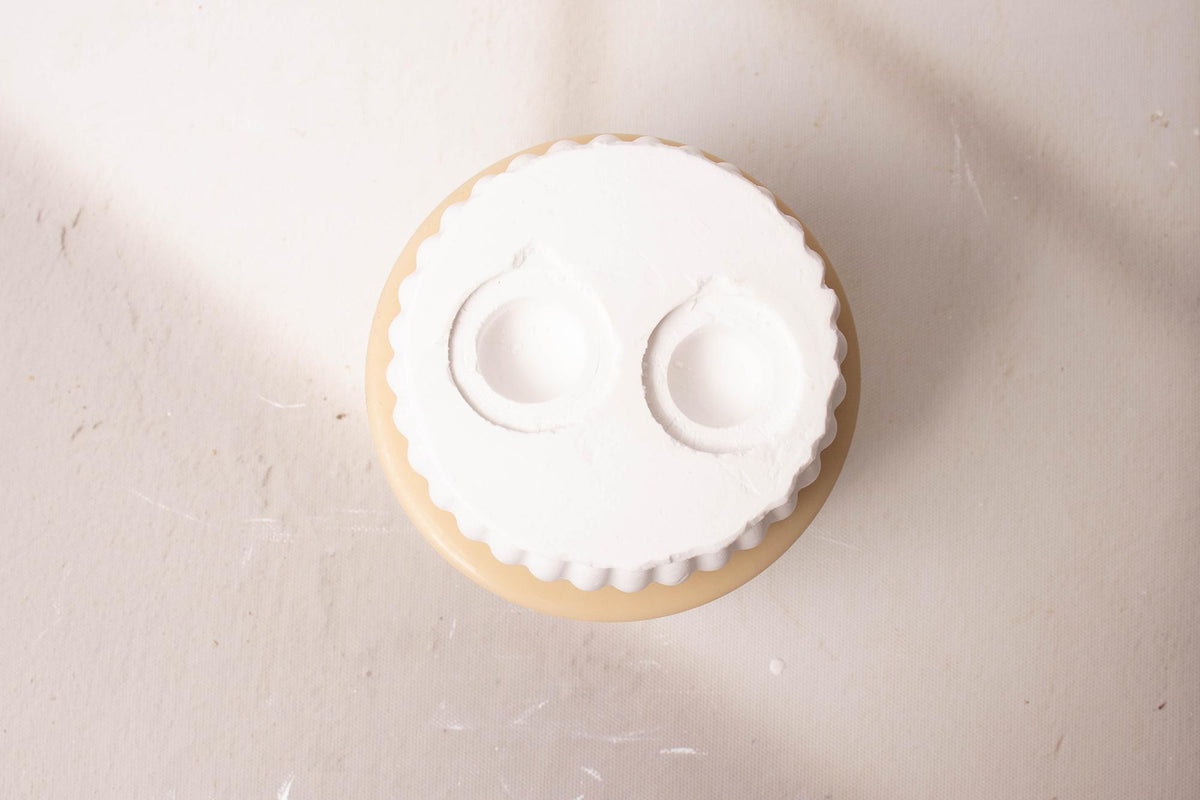 Stripe Dome Bowl Mother Mold, Pottery Plaster Mold Making