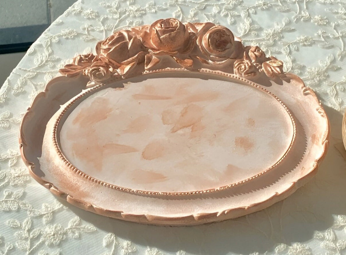Rose Silicone Tray Mold, Large Antique Picture Frame