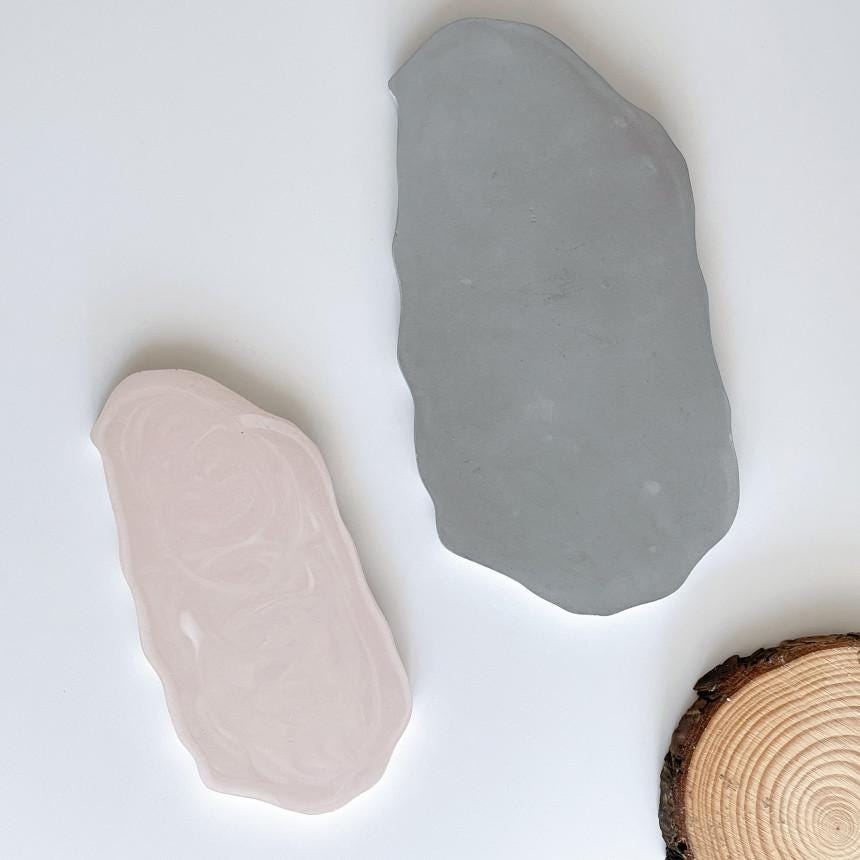 Jeju Island Tray Mold, Irregular Resin Coaster Mold