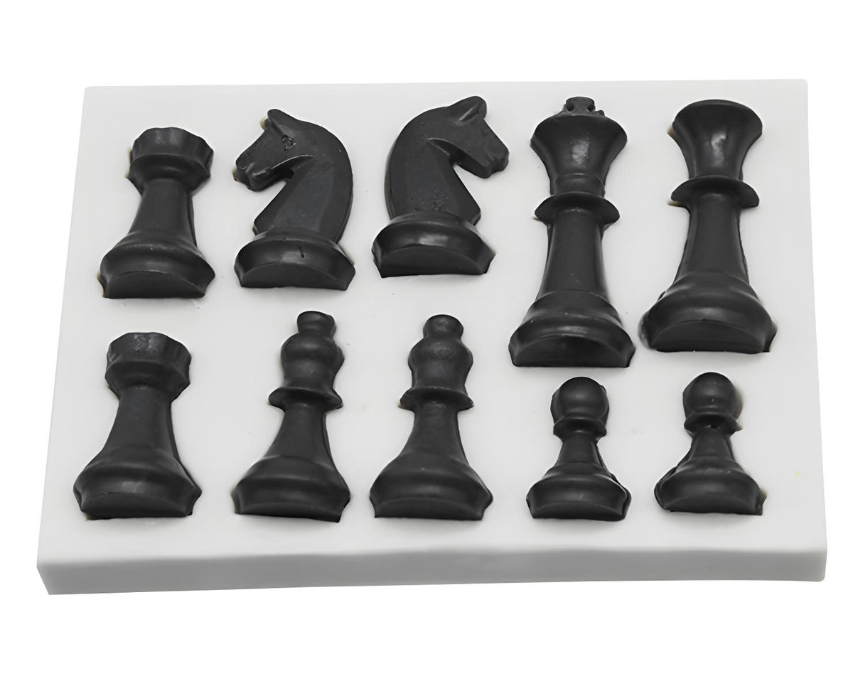 Chess Piece Silicone Mold, Vintage Candle Decor, Resin, Soap, Clay