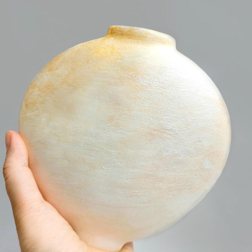 Korean Moon Jar 2D Silicone Mold, Pottery, Candle, Gypsum (155mm)