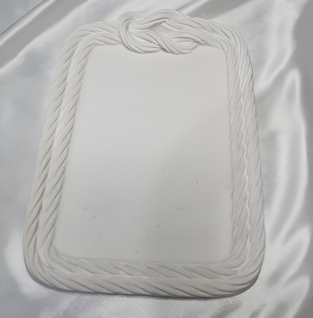 Rope Knot Silicone Mold, Vintage Frame & Tray