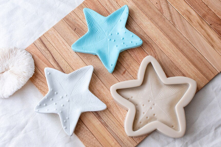 Starfish Silicone Mold, Shell-Shaped Plaster Mold