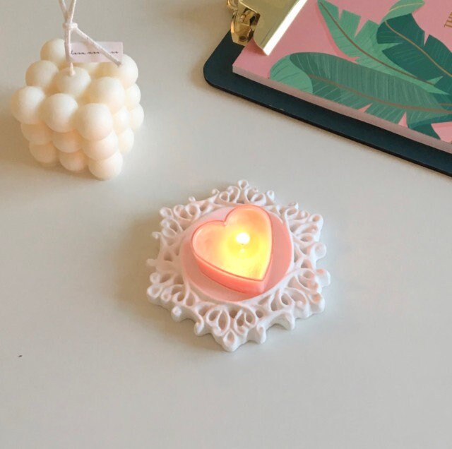 Antique Hexagonal Silicone Jewelry Tray Mold, Resin Plaster Jesmonite