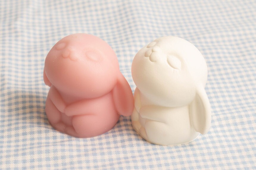 Baby Bunny Silicone Mold, Candle Resin Soap Clay, Handmade