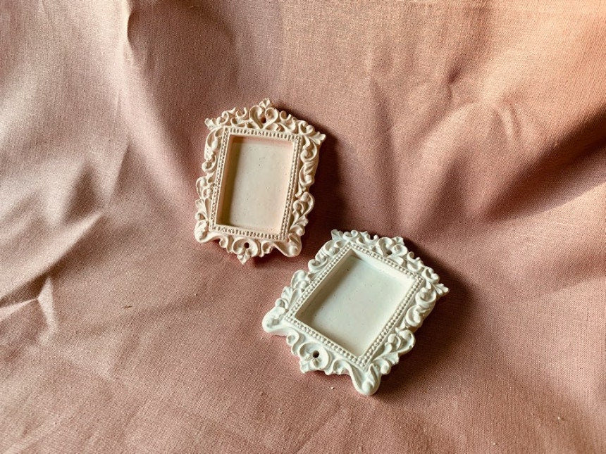 Antique Picture Frame Silicone Mold, Resin Jesmonite Tray