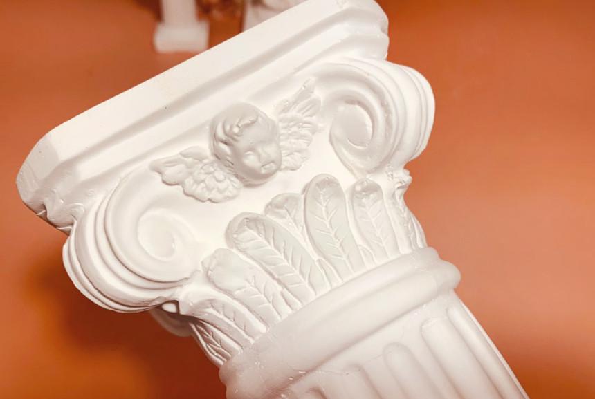 Roman Column Silicone Mold, Statue Deco, Concrete Gypsum Soap Casting