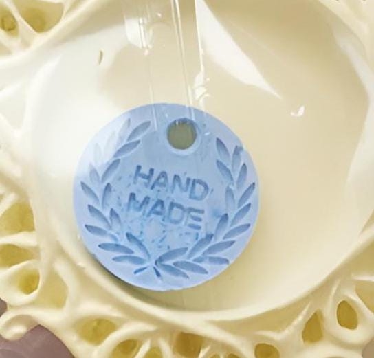 Mini Tag Silicone Mold, Resin, Jesmonite, Gypsum Diffuser (28mm)