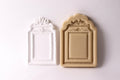 Antique Rectangle Frame Silicone Mold, Food Safe Cake Decor